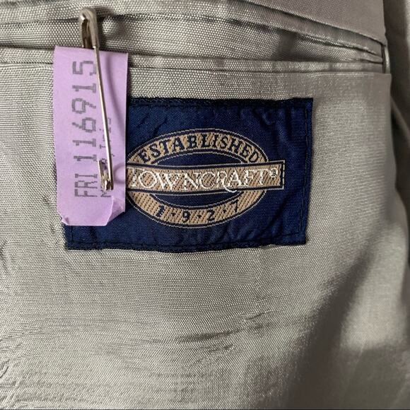 Towncraft Vintage Plaid Blazer Jacket Mens - Picture 10 of 13